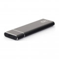 Внешний корпус SSD AgeStar 3UBNF5C M.2 2280 B-key USB 3.0 Type-C алюминий черный