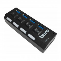 USB-концентратор BURO BU-HUB4-U3.0-L, 4 порта, USB 3.0, BU-HUB4-U3.0-L USB-концентратор BURO BU-HUB4-U3.0-L, 4 порта, USB 3.0, BU-HUB4-U3.0-L
