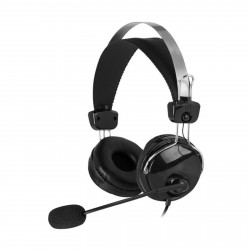 Гарнитура A4Tech HU-7P, накладная, USB, черный, HU-7P Гарнитура A4Tech HU-7P, накладная, USB, черный, HU-7P