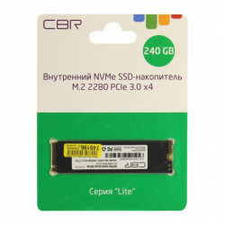 SSD-накопитель CBR SSD-240GB-M.2-LT22 240 ГБ NVMe