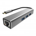 USB-концентратор VCOM DH311A USB 3.1 Type-C RJ-45 3xUSB3.0 DH311A