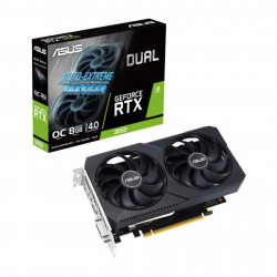 Видеокарта ASUS DUAL-RTX3050-O8G-V2 GeForce RTX 3050 8 ГБ GDDR6 Видеокарта ASUS DUAL-RTX3050-O8G-V2 GeForce RTX 3050 8 ГБ GDDR6