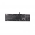 Клавиатура A4Tech KV-300H USB slim серый/черный KV-300H