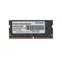 Оперативная память Patriot Signature 16 ГБ DDR4 2666 МГц SO-DIMM PSD416G26662S Оперативная память Patriot Signature 16 ГБ DDR4 2666 МГц SO-DIMM PSD416G26662S