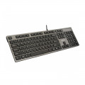Клавиатура A4Tech KV-300H USB slim серый/черный KV-300H