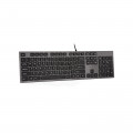 Клавиатура A4Tech KV-300H USB slim серый/черный KV-300H