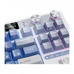 Клавиатура Royal Kludge RK M87 механическая TKL 87 клавиш Ocean Blue 6977576550786