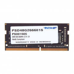 Оперативная память Patriot Signature Line DDR4 SO-DIMM, 8 ГБ, 2666 МГц, PSD48G266681S Оперативная память Patriot Signature Line DDR4 SO-DIMM, 8 ГБ, 2666 МГц, PSD48G266681S