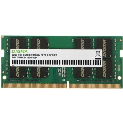 Модуль памяти Digma DGMAS43200032D 32 ГБ SODIMM DDR4-3200 SO-DIMM Модуль памяти Digma DGMAS43200032D 32 ГБ SODIMM DDR4-3200 SO-DIMM