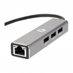 USB-концентратор VCOM DH312A USB 3.0 - RJ-45 1000Mbps + 3 USB 3.0 DH312A