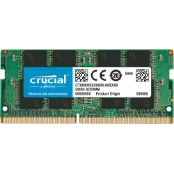Модуль памяти Crucial CT8G4SFRA32A 8 ГБ DDR4-3200 SO-DIMM Модуль памяти Crucial CT8G4SFRA32A 8 ГБ DDR4-3200 SO-DIMM