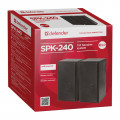 Колонки компьютерные Defender SPK 240 6W черные 65224