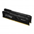 Комплект модулей памяти Kingston FURY Beast Black 16 ГБ (2×8 ГБ) DDR4 3600 МГц CL17, KF436C17BBK2/16