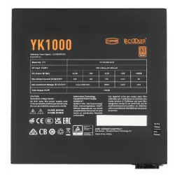 Блок питания PCCOOLER P5-YK1000-B1HWBK1-EU 1 000 Вт