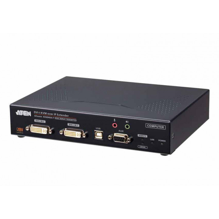 Передатчик KVM over IP ATEN KE6940AiT-AX-G (DVI-I, 1920x1200, удаленное управление) Передатчик KVM over IP ATEN KE6940AiT-AX-G (DVI-I, 1920x1200, удаленное управление)