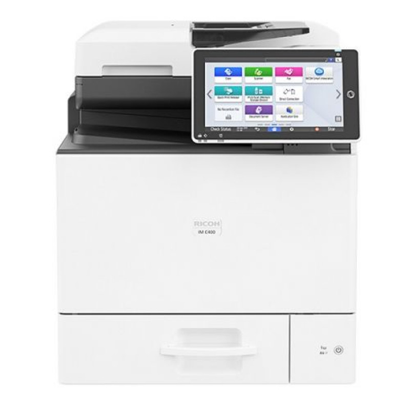 МФУ цветное Ricoh IM C400F (A4, 43/40 стр/мин, факс, автоподатчик, дуплекс, 550 л, 2Гб, HDD 320Гб)