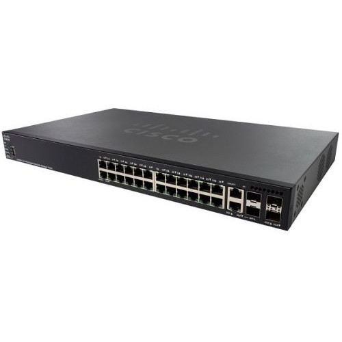 Коммутатор Cisco SG550X-24-K9-EU (24-port Gigabit Stackable Switch)