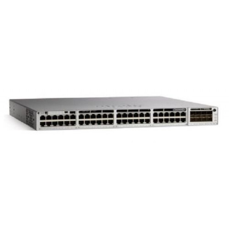 Коммутатор Cisco C9300-48UXM-E (12 mGig & 36 2.5Gbps, Network Essentials)