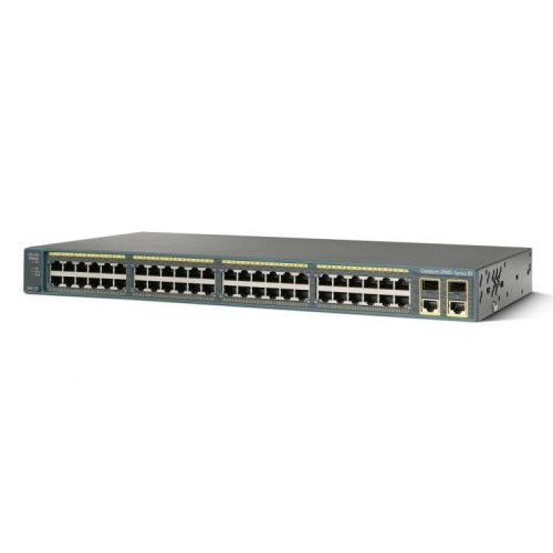 Коммутатор Cisco WS-C2960R+48TC-S (48 портов 10/100/1000, PoE, FlexStack-Plus)