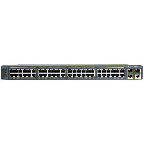 Коммутатор Cisco WS-C2960R+48TC-L (48 портов 10/100 + 2 T/SFP, LAN Base)