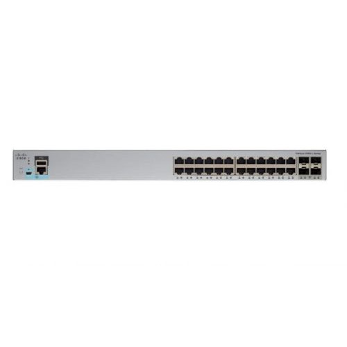 Коммутатор Catalyst Cisco WS-C2960L-24TS-LL (24 порта GigE, 4x1G SFP, LAN Lite)