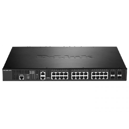 Коммутатор D-Link DXS-3400-24TC/A1ASI (20x10GbE, 4xCombo 10GbE/SFP+, L2+, stack)