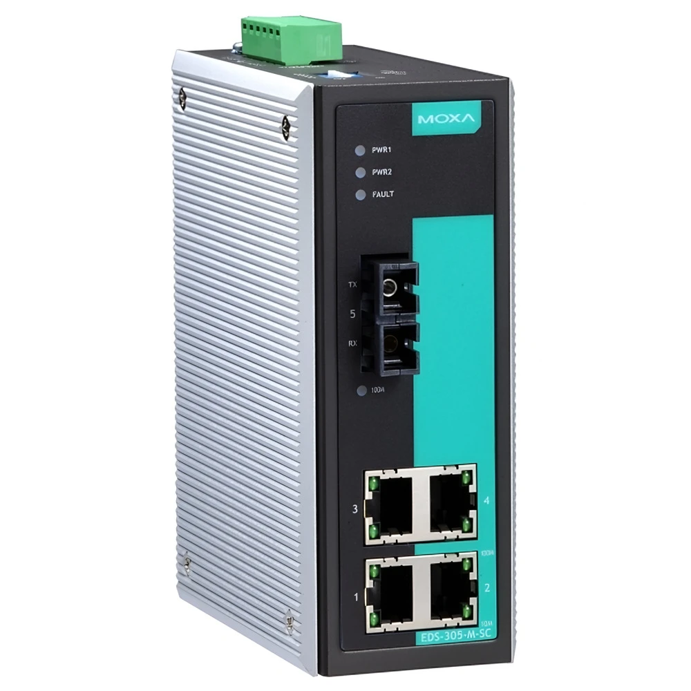Коммутатор неуправляемый MOXA EDS-305-S-SC