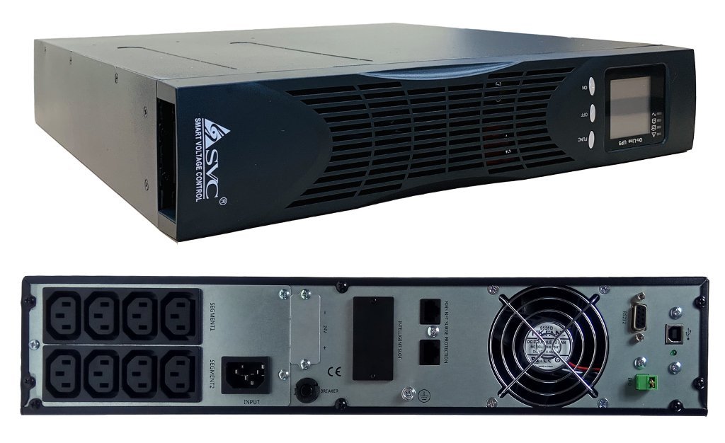 Источник бесперебойного питания SVC TRX11-2KL-LCD/CS09C13