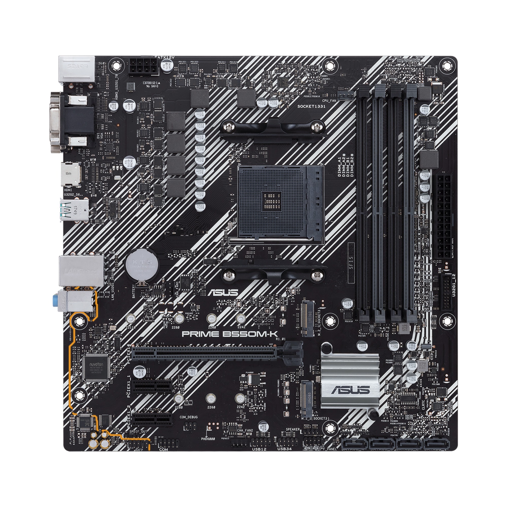 Материнская плата ASUS PRIME B550M-K AM4 mATX 90MB14V0-M0EAY0