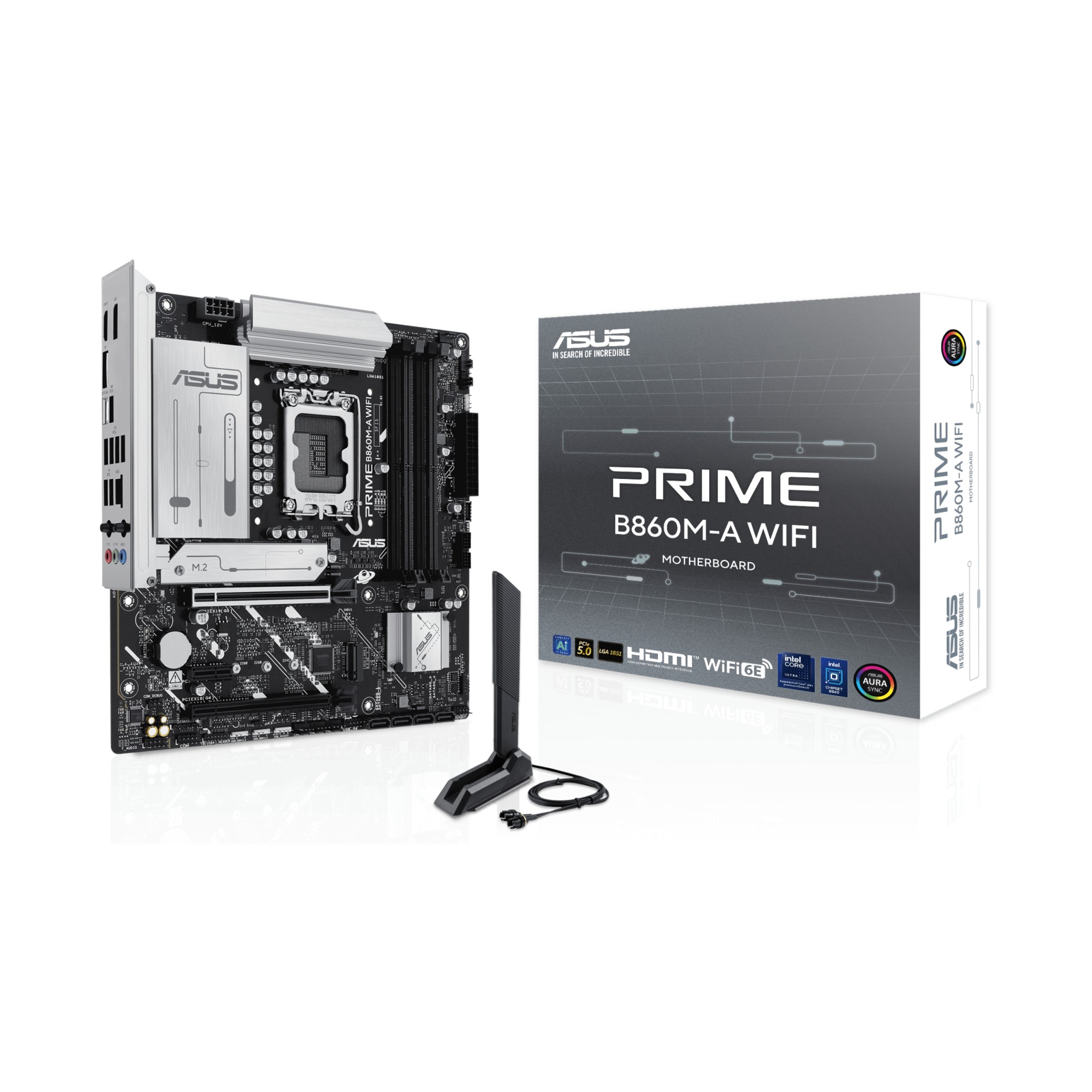 Материнская плата ASUS PRIME B860M-A WIFI LGA1851 Micro-ATX 90MB1JY0-M0EAY0