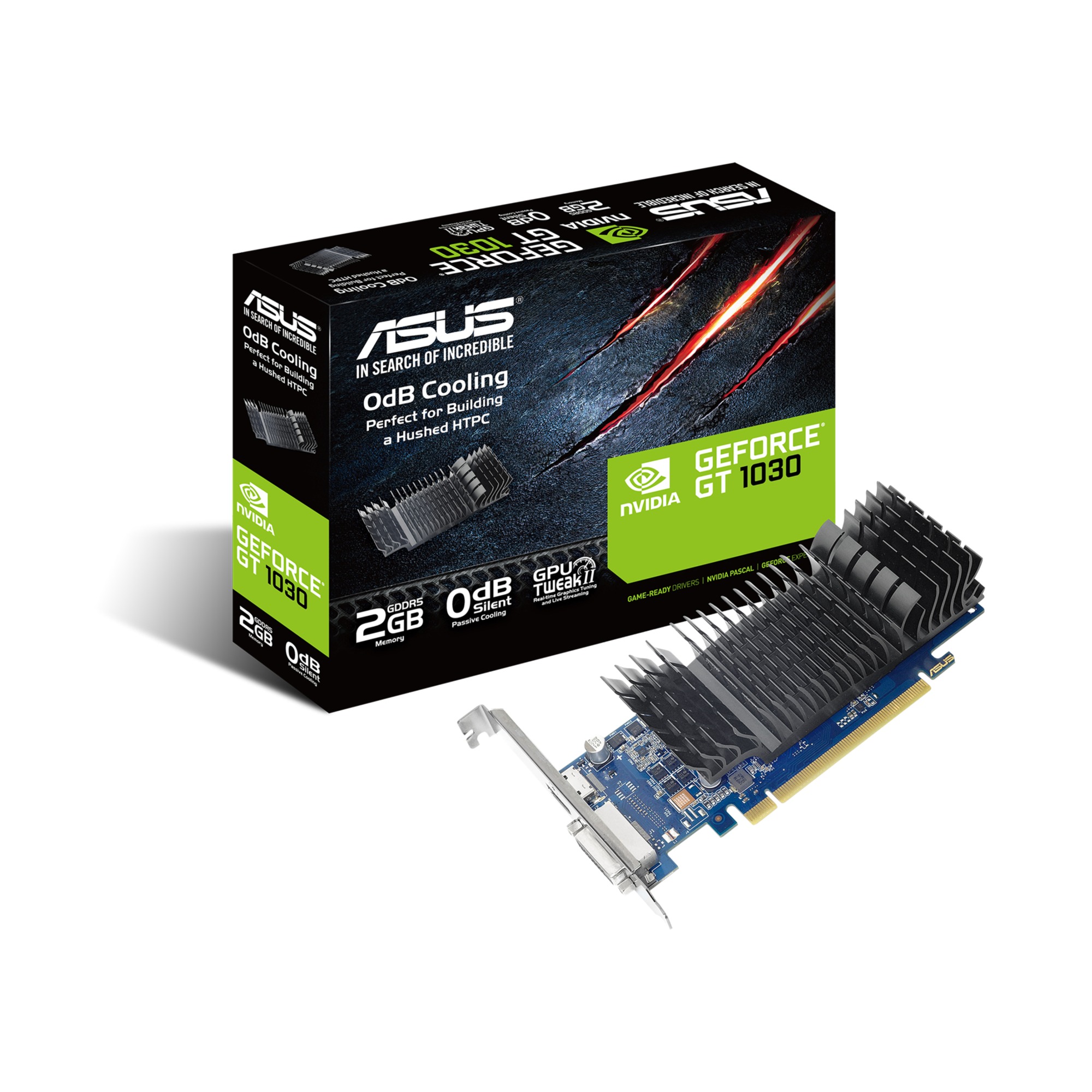 Видеокарта ASUS GeForce GT 1030 2GB GDDR5 90YV0AT0-M0NA00