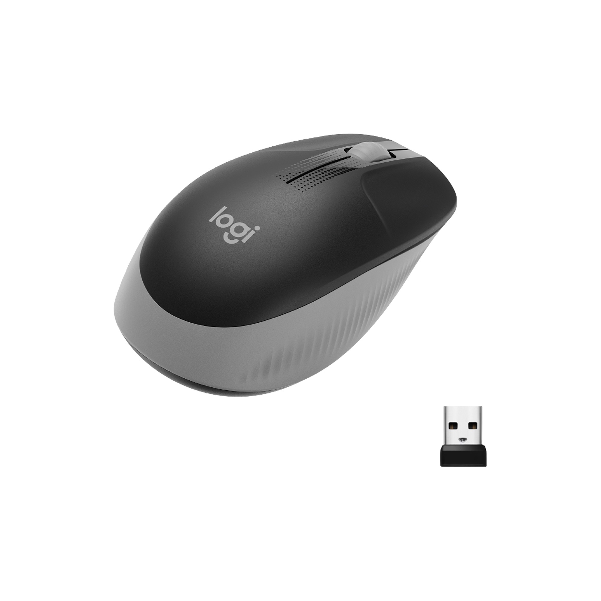 Мышь Logitech M190 Mid Grey Wireless 910-005906