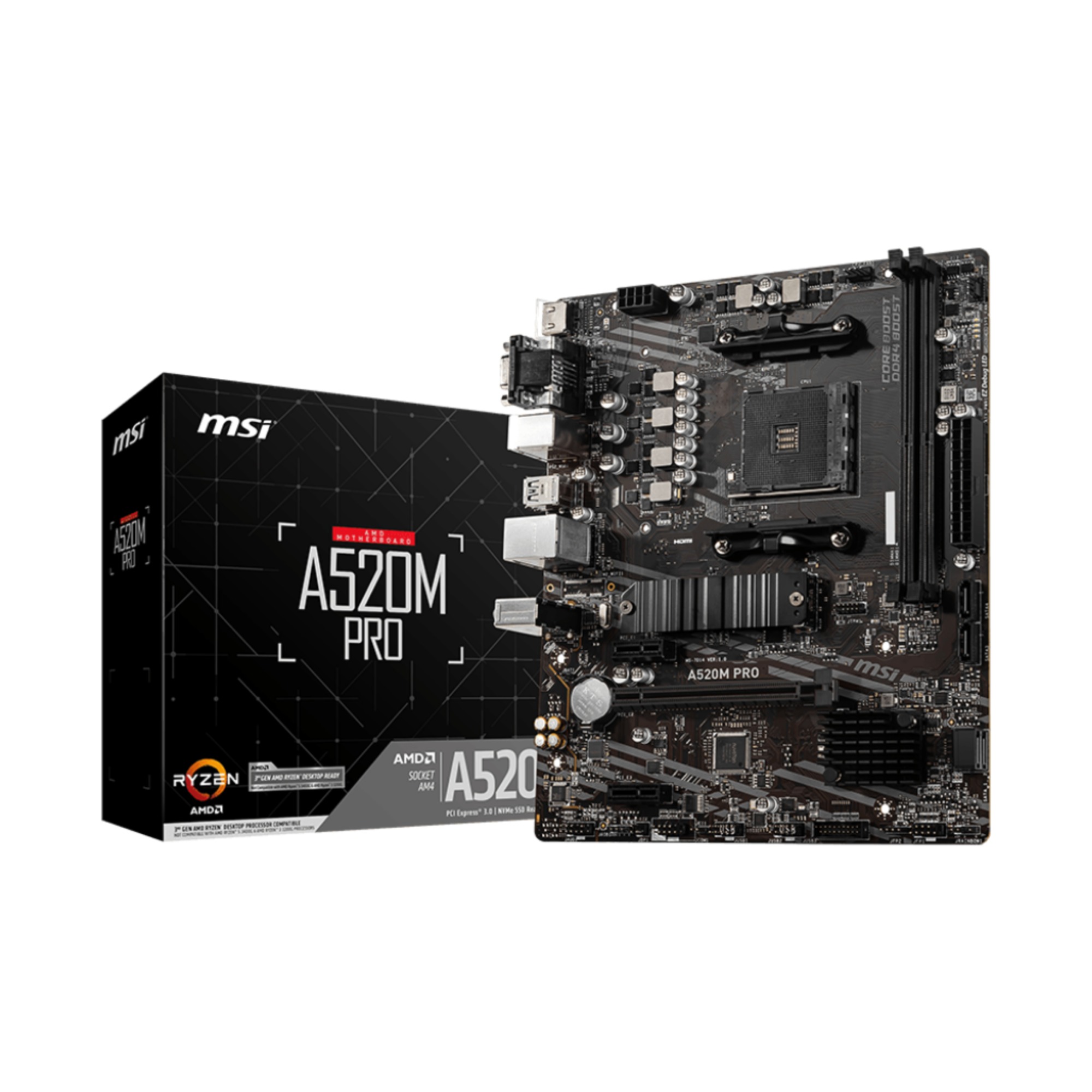 Материнская плата MSI A520M PRO A520MPRO