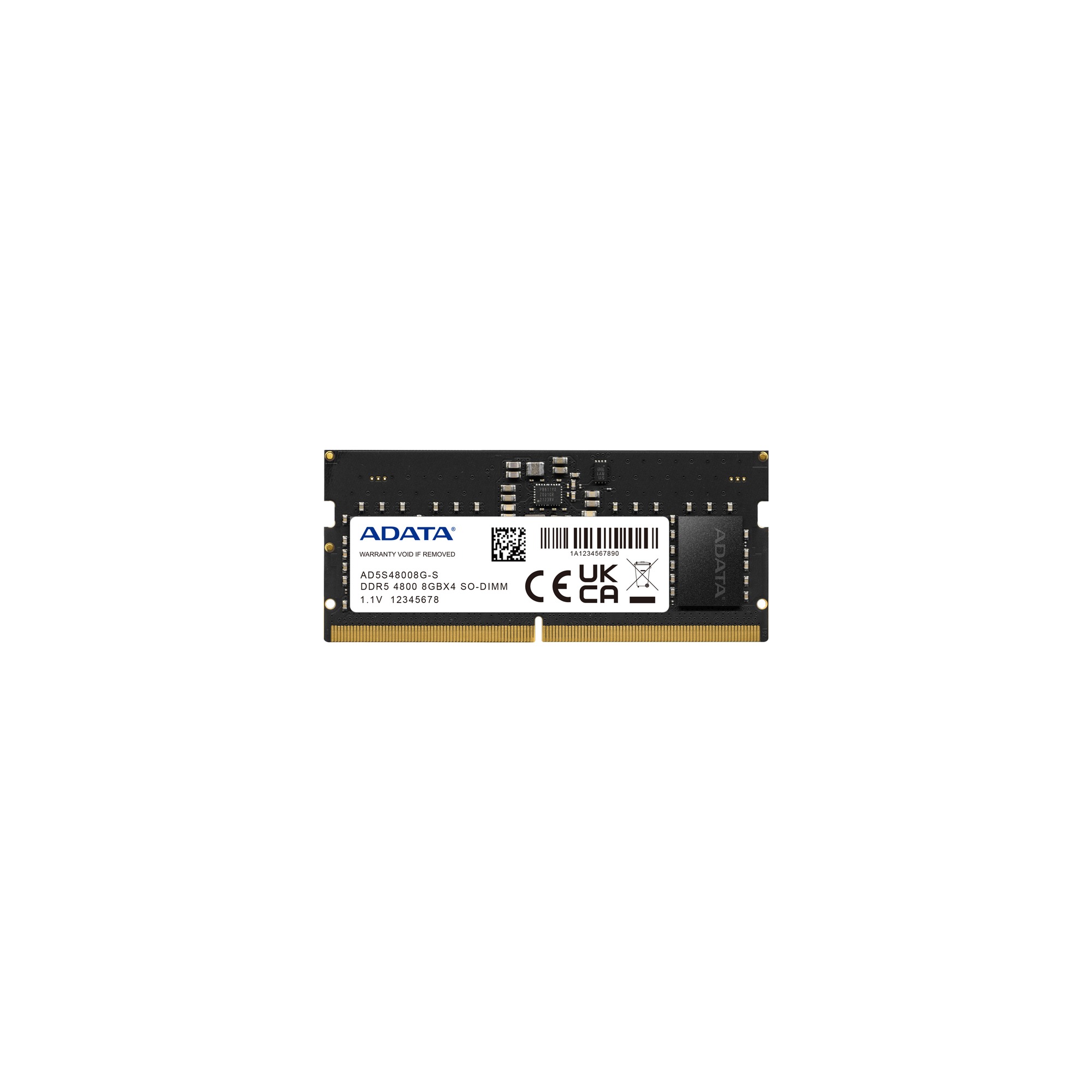 Модуль памяти ADATA DDR5 SO-DIMM 8GB 4800MHz AD5S48008G-S