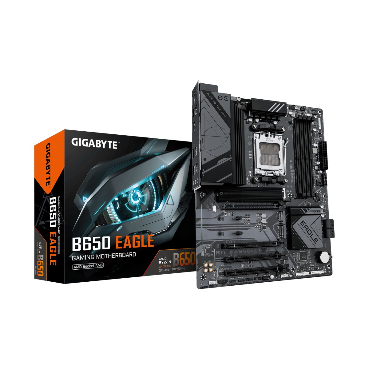 Материнская плата GIGABYTE B650 EAGLE AM5 B650 4xDDR5 ATX B650EAGLE