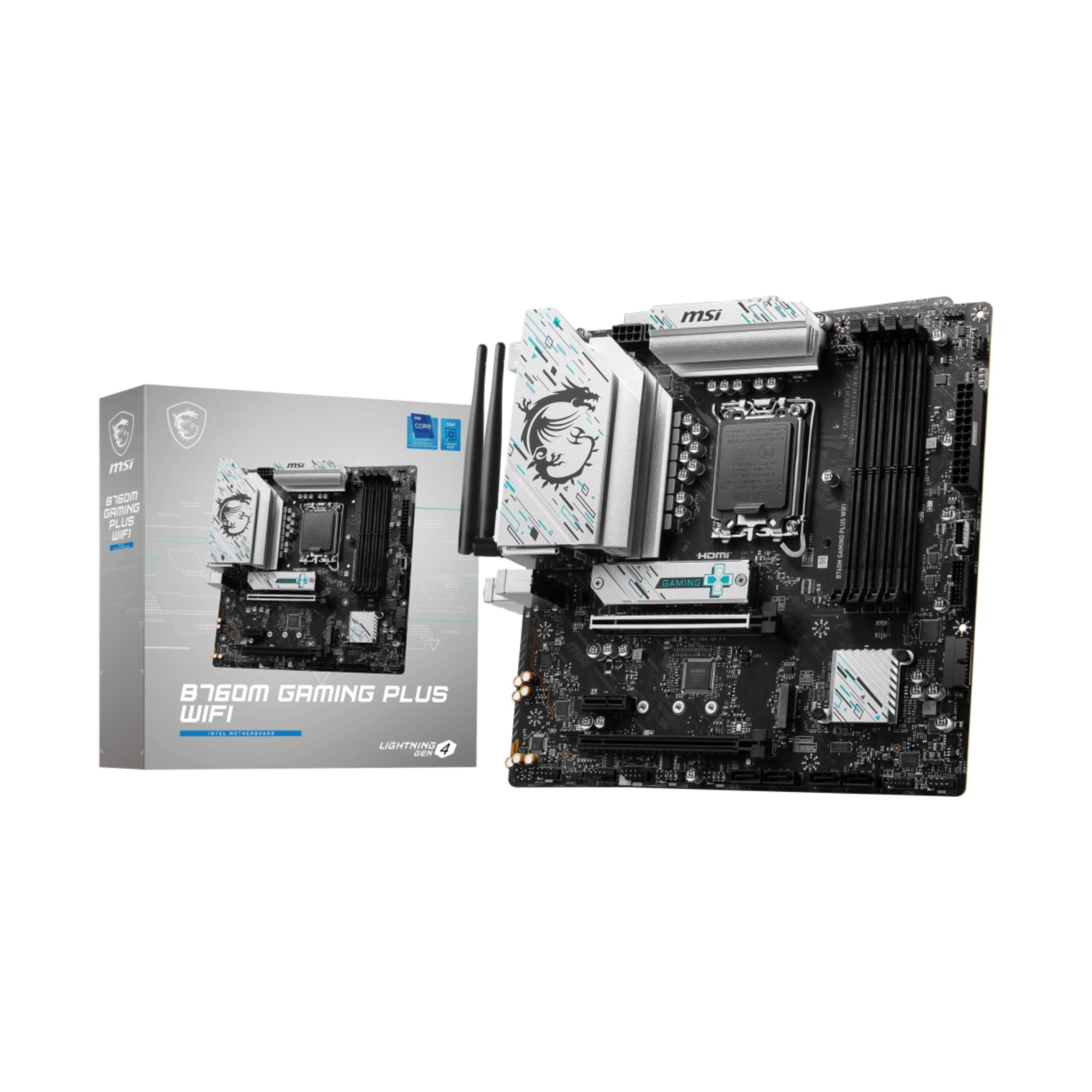 Материнская плата Micro-ATX MSI B760M GAMING PLUS WIFI