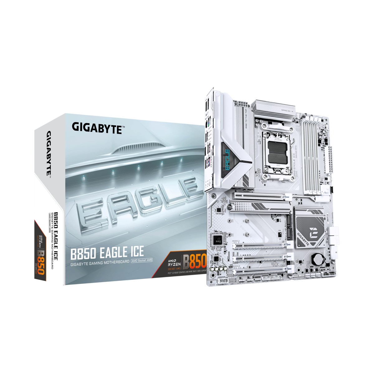 Материнская плата GIGABYTE B850 EAGLE ICE, AM5, B850, ATX, B850EAGLEICE