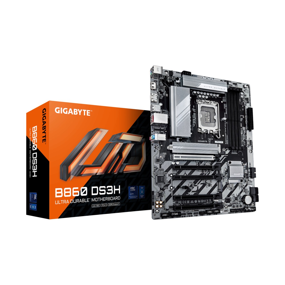 Материнская плата GIGABYTE B860 DS3H LGA1851 B860 4xDDR5 ATX B860DS3H
