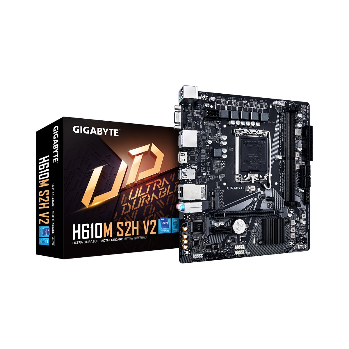 Материнская плата Gigabyte H610M S2H V2 H610MS2HV2