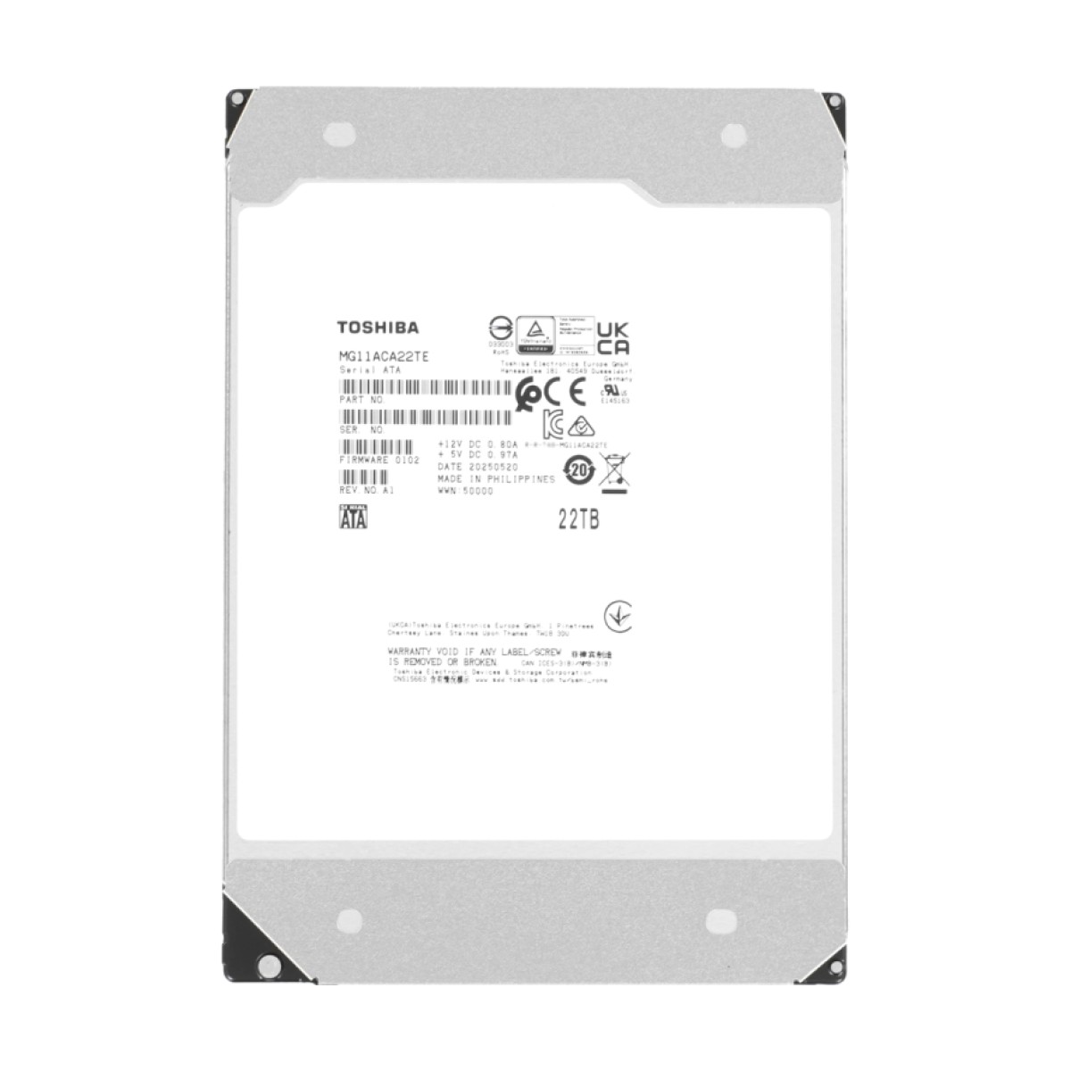 Накопитель HDD Toshiba MG11ACA20TE 20 ТБ