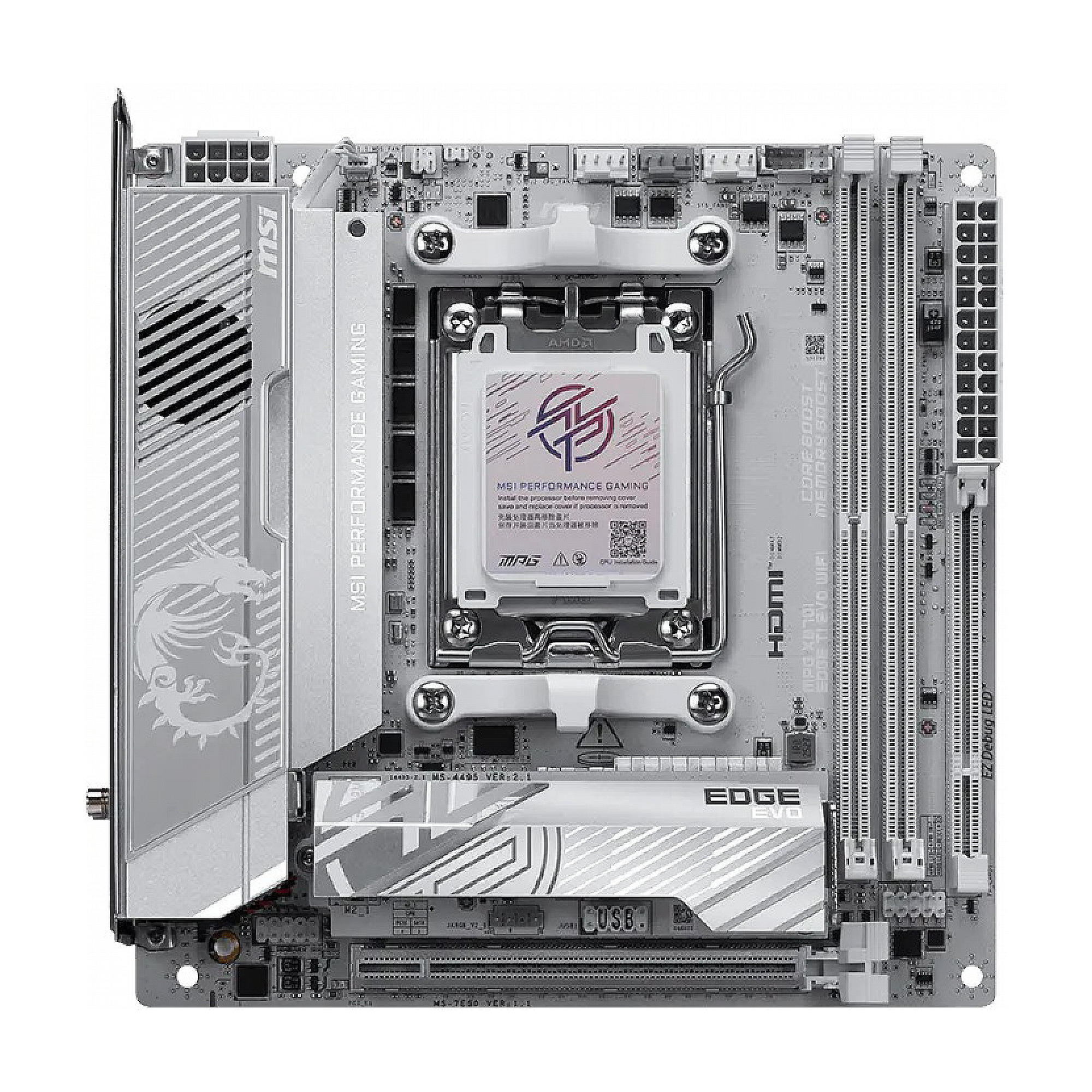 Материнская плата MSI MPG X870I EDGE TI EVO WIFI AM5 mini-ITX MPGX870IEDGETIEVOWIFI