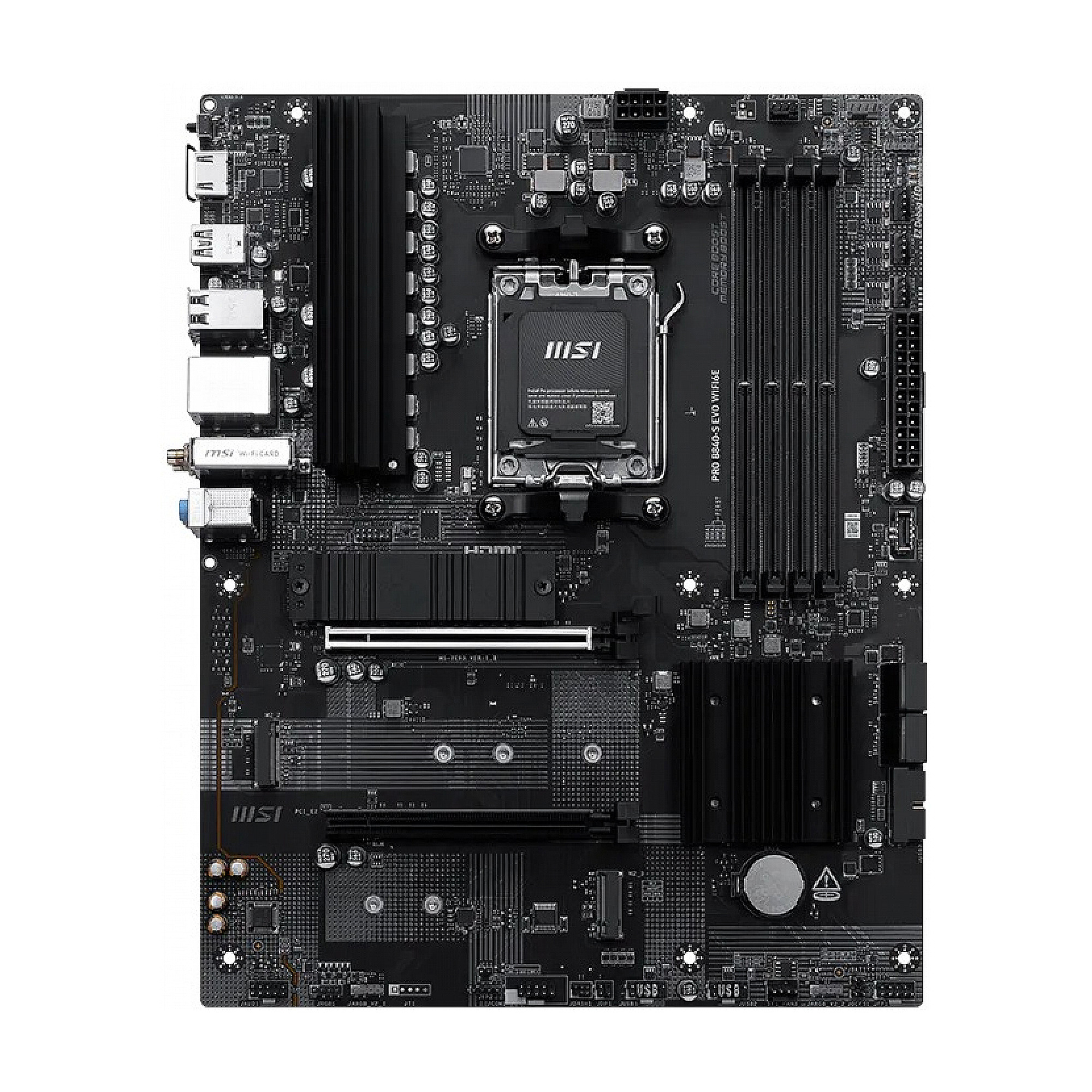 Материнская плата MSI PRO B840-S EVO WIFI6E Socket AM5 ATX