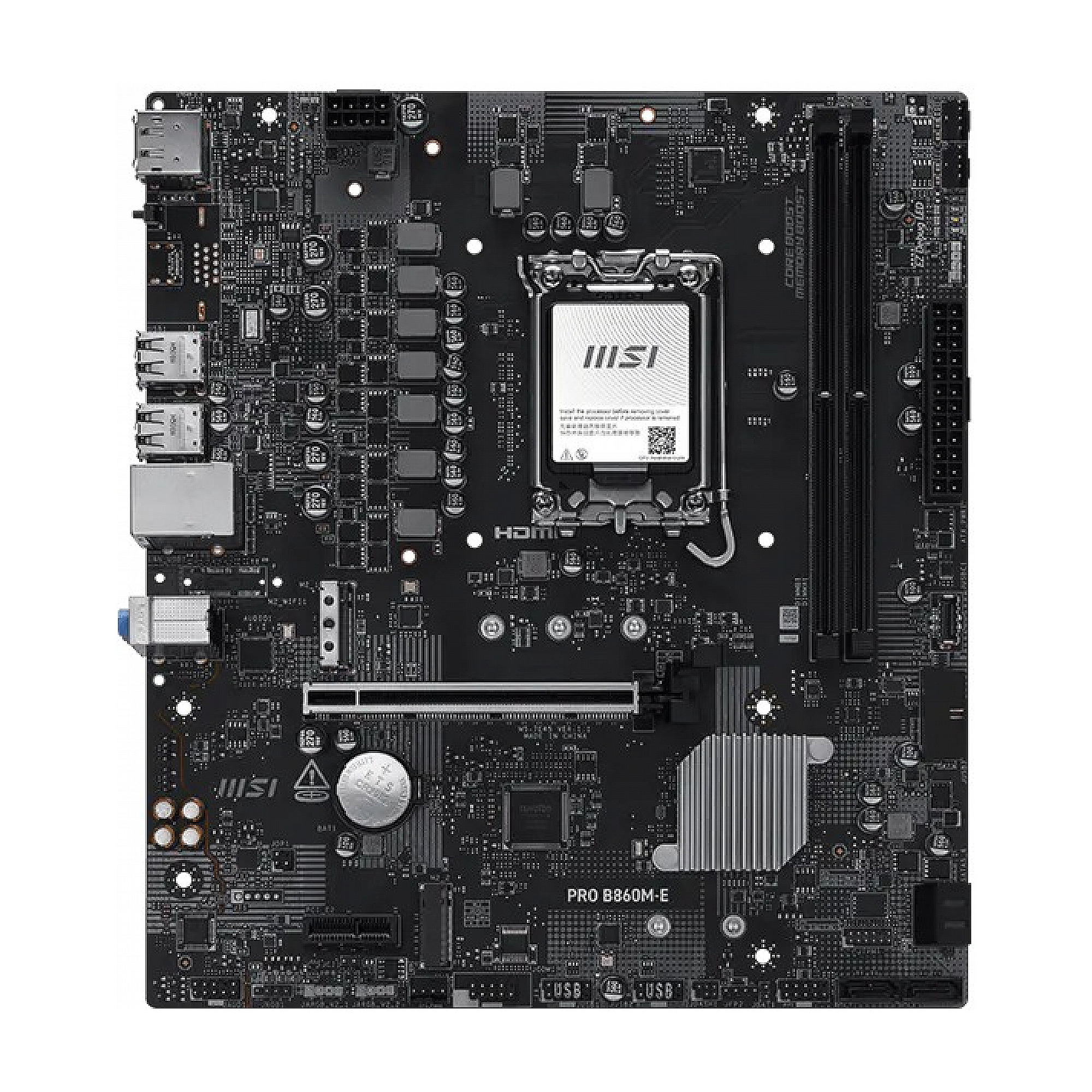 Материнская плата MSI PRO B860M-E B860 LGA1851 mATX PROB860M-E