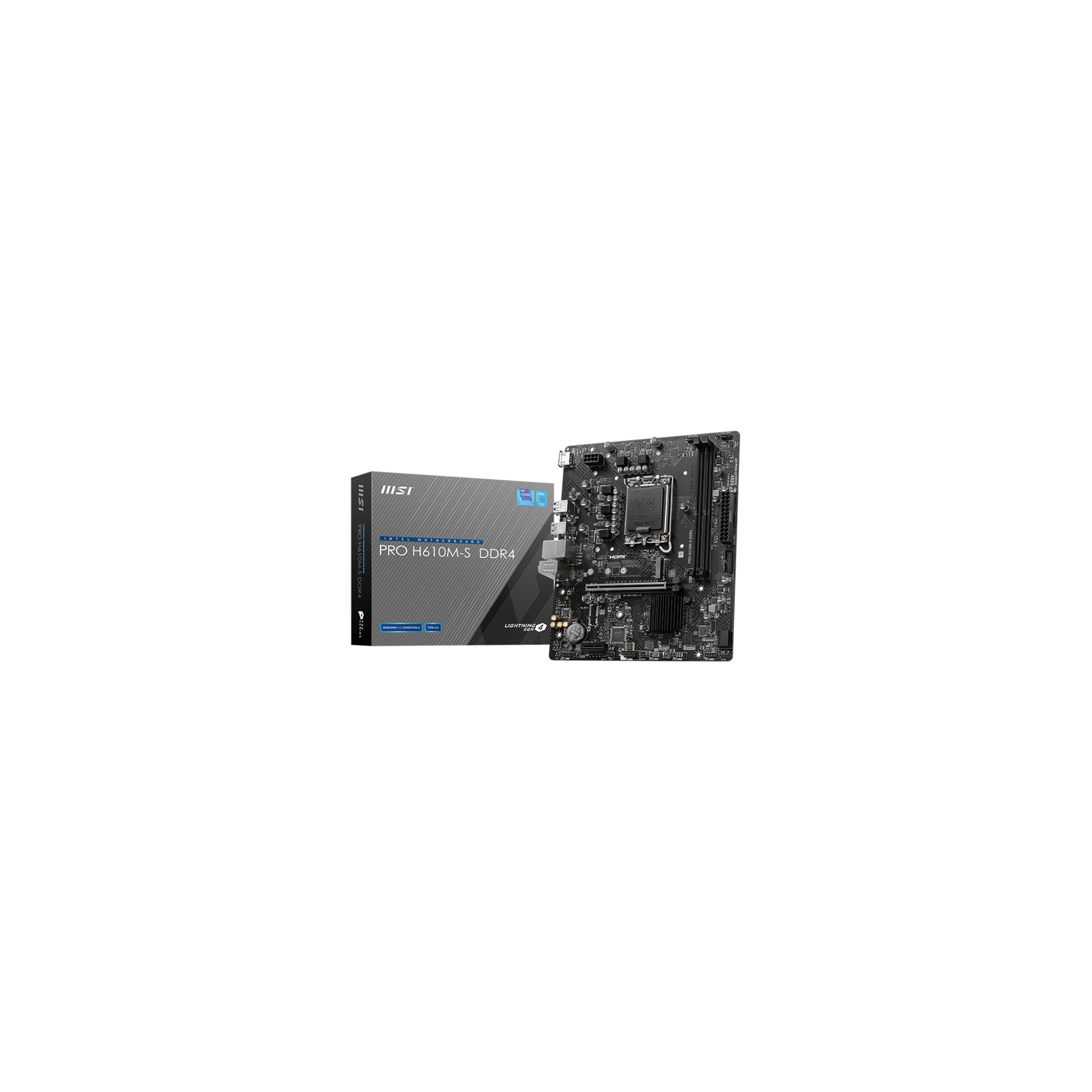 Материнская плата MSI PRO H610M-S, LGA1700, PROH610M-S