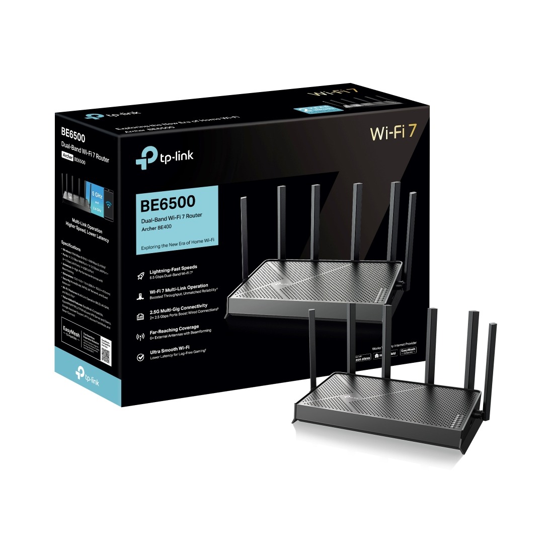 Беспроводной роутер Wi-Fi 7 TP-Link Archer BE400