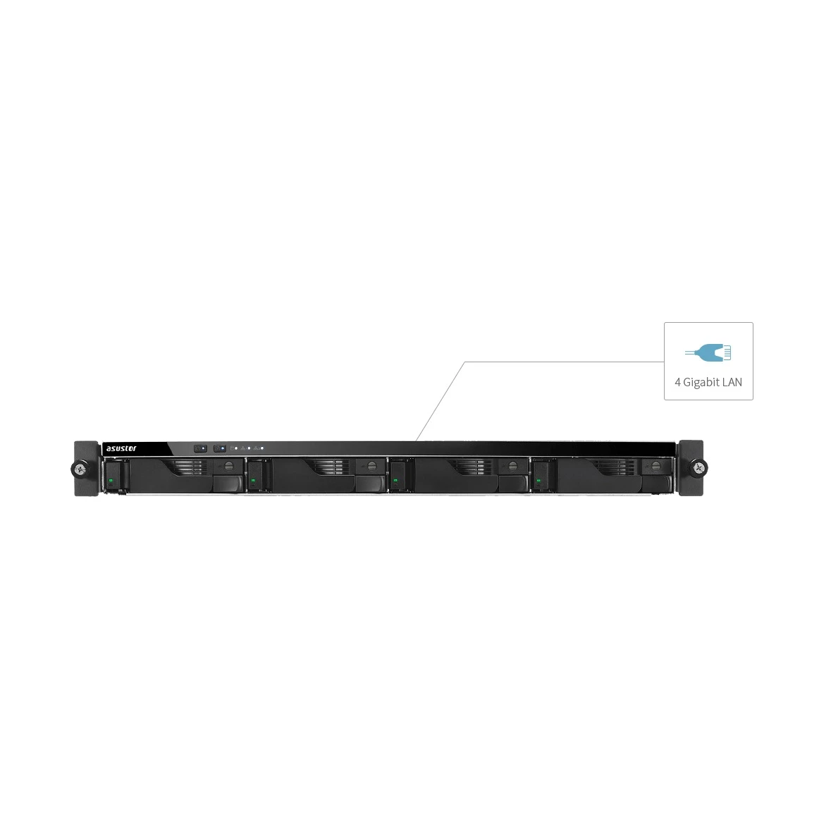 Сетевое хранилище ASUSTOR AS6204RS
