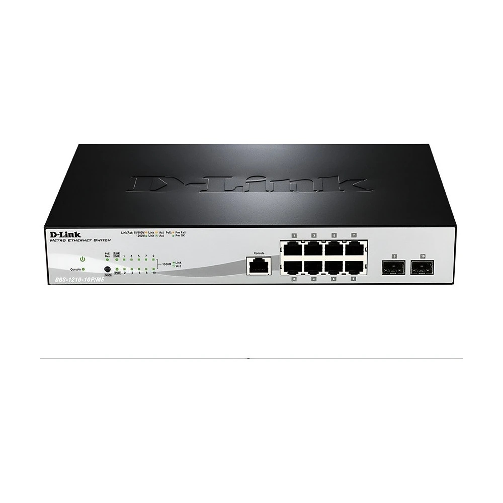 Гигабитный коммутатор D-Link DGS-1210-10P/ME/A1A