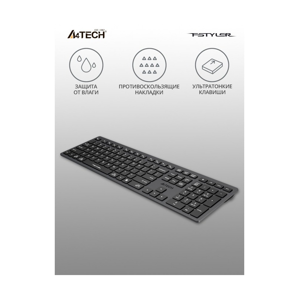 Клавиатура A4Tech Fstyler FX50 USB FX50GREY