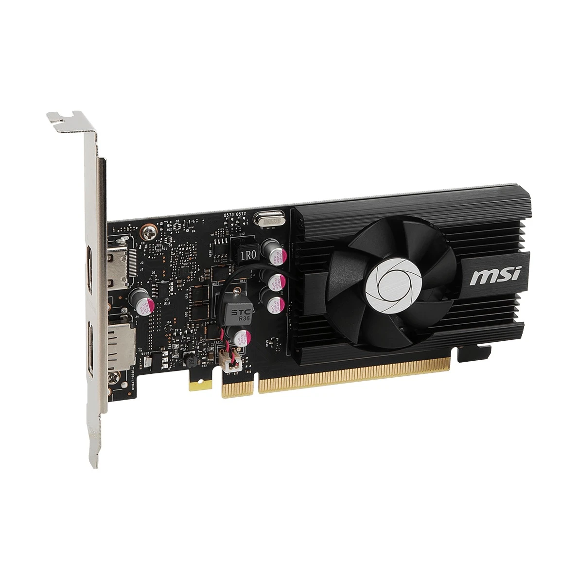 Видеокарта MSI GeForce GT 1030 AERO ITX 2GD4 OC GeForce GT 1030 2 ГБ GDDR4