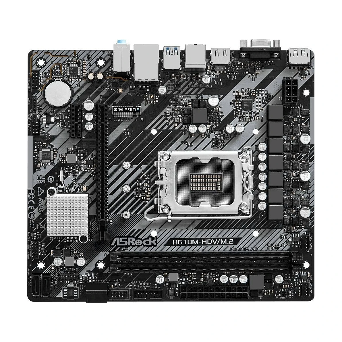 Материнская плата mATX ASRock H610M-HDV